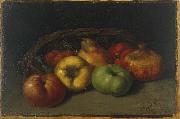 Gustave Courbet Still Life with Apples, Pear, and Pomegranates oil on canvas